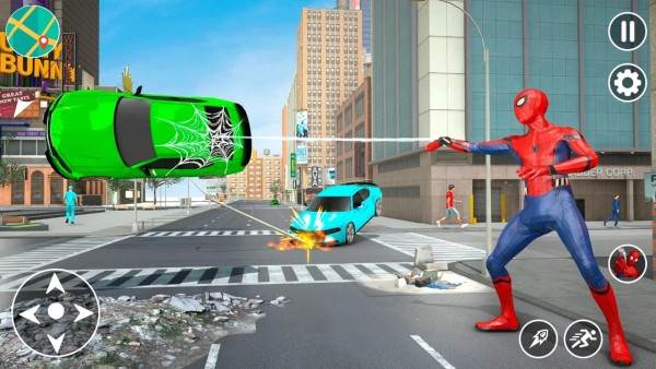 Miami Super Rope Hero 2021(开放世界绳索英雄2021)截图