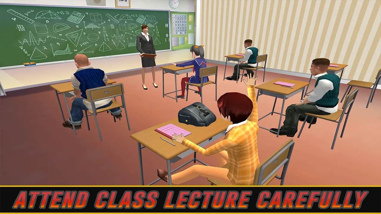 高校男生生活模拟截图