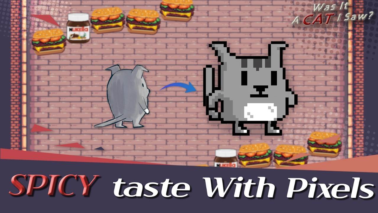 Was it a cat I saw (我看到的是一只猫吗)截图