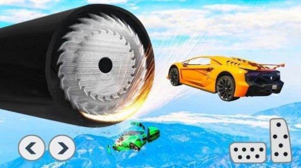 Super Hero Car Stunt(坡道英雄飙车特技)截图