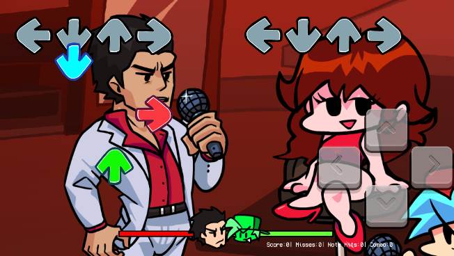 Friday Night FunkinVsKiryu(桐生一马)截图