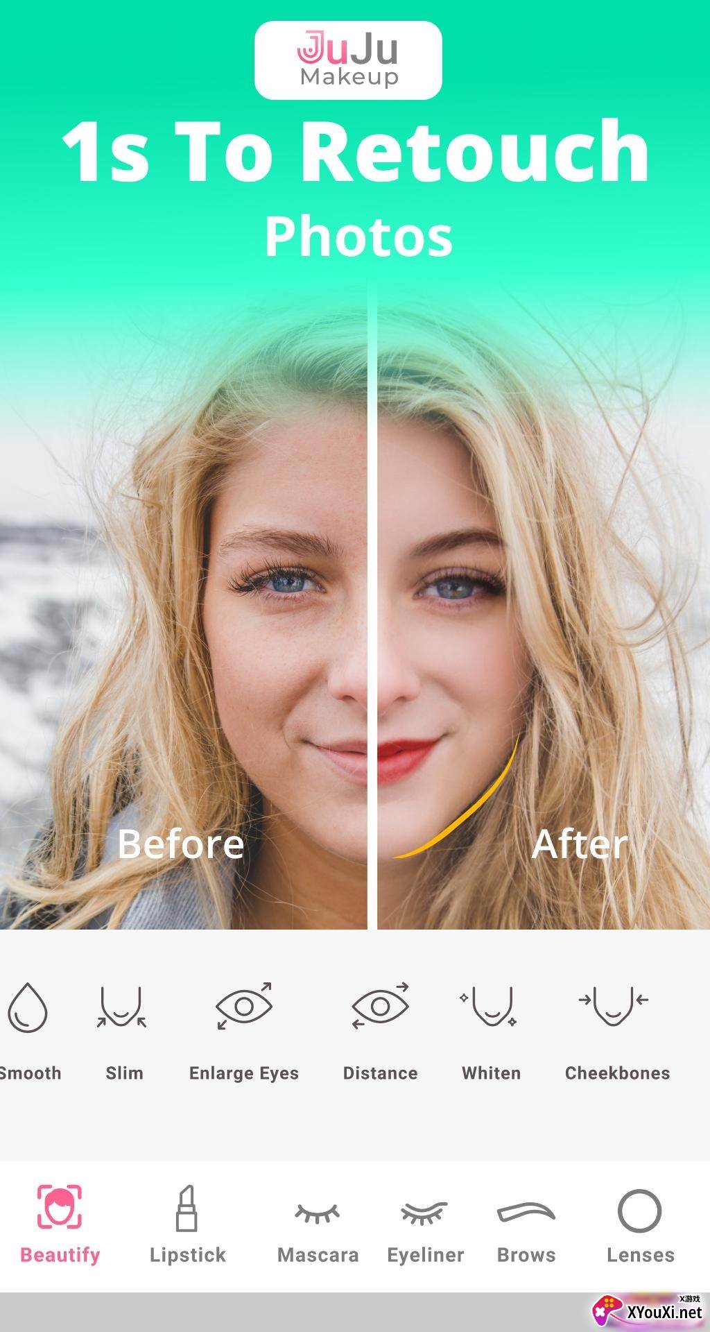 JuJu Beauty Makeup(JuJu美颜相机)截图