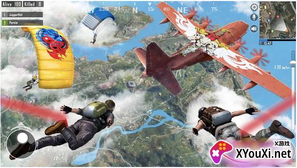 跳伞反恐吃鸡截图