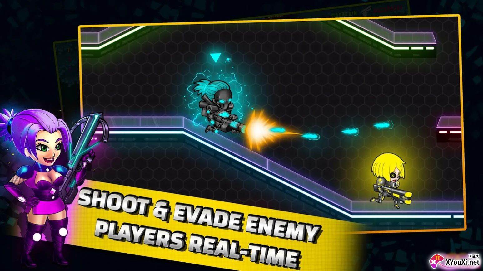 超能战士射击手游(Neon Blasters)截图
