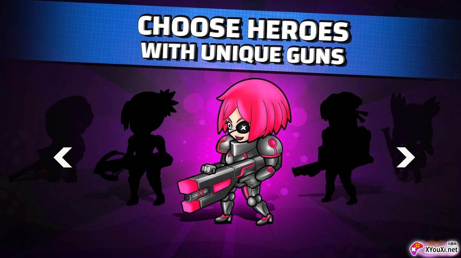 超能战士射击手游(Neon Blasters)截图