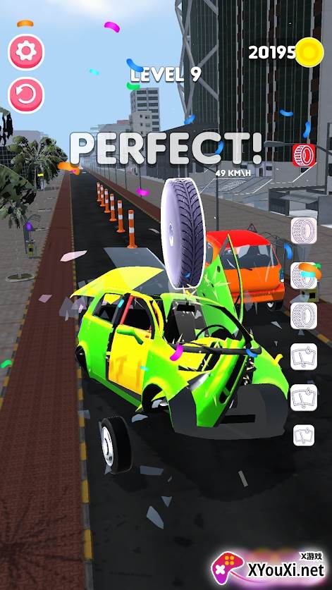 车轮粉碎机游戏中文版(Wheel Smasher)截图