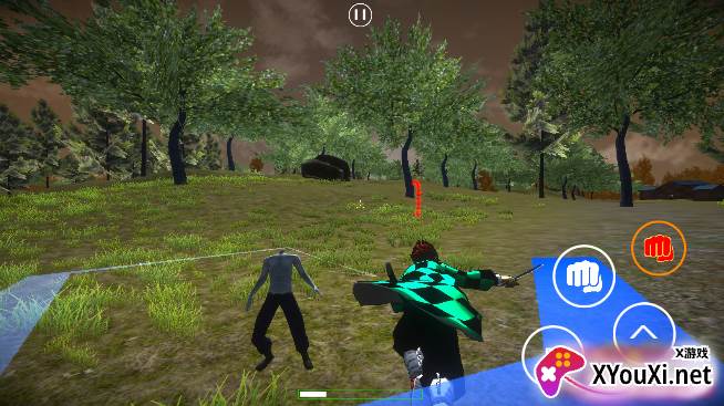 鬼灭之刃模拟器炭治郎版本(Kimetsu no Yaiba Fangame)截图