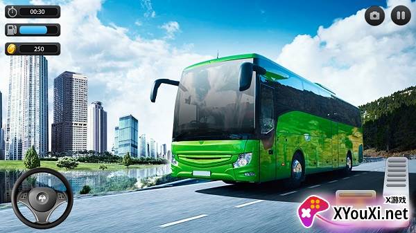 城市公交模拟游戏最新版(City Coach Bus Driving 3D)截图