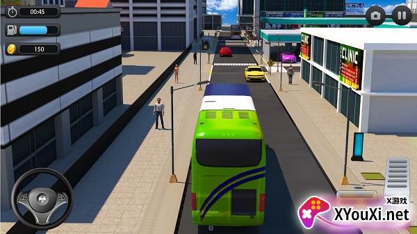 城市公交模拟游戏最新版(City Coach Bus Driving 3D)截图