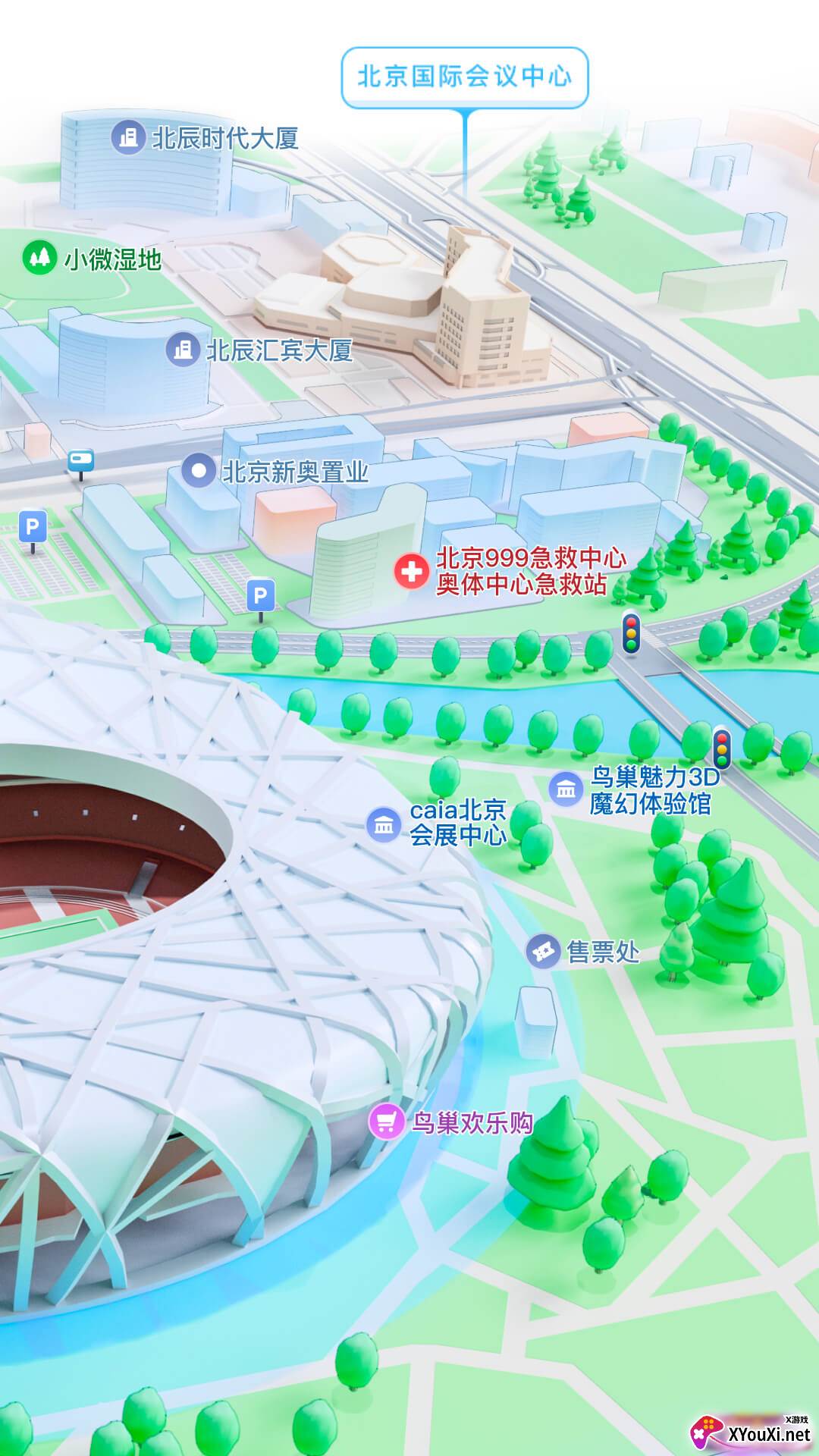 腾讯地图清爽版截图