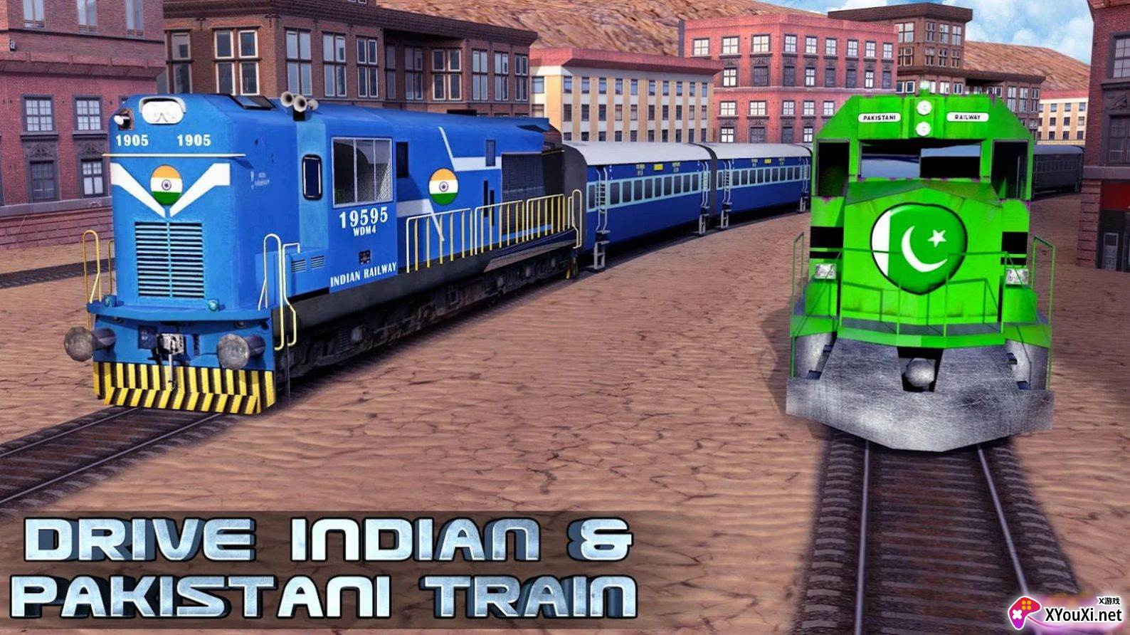 India VS Pakistan Train Racing(印度火车模拟器)截图