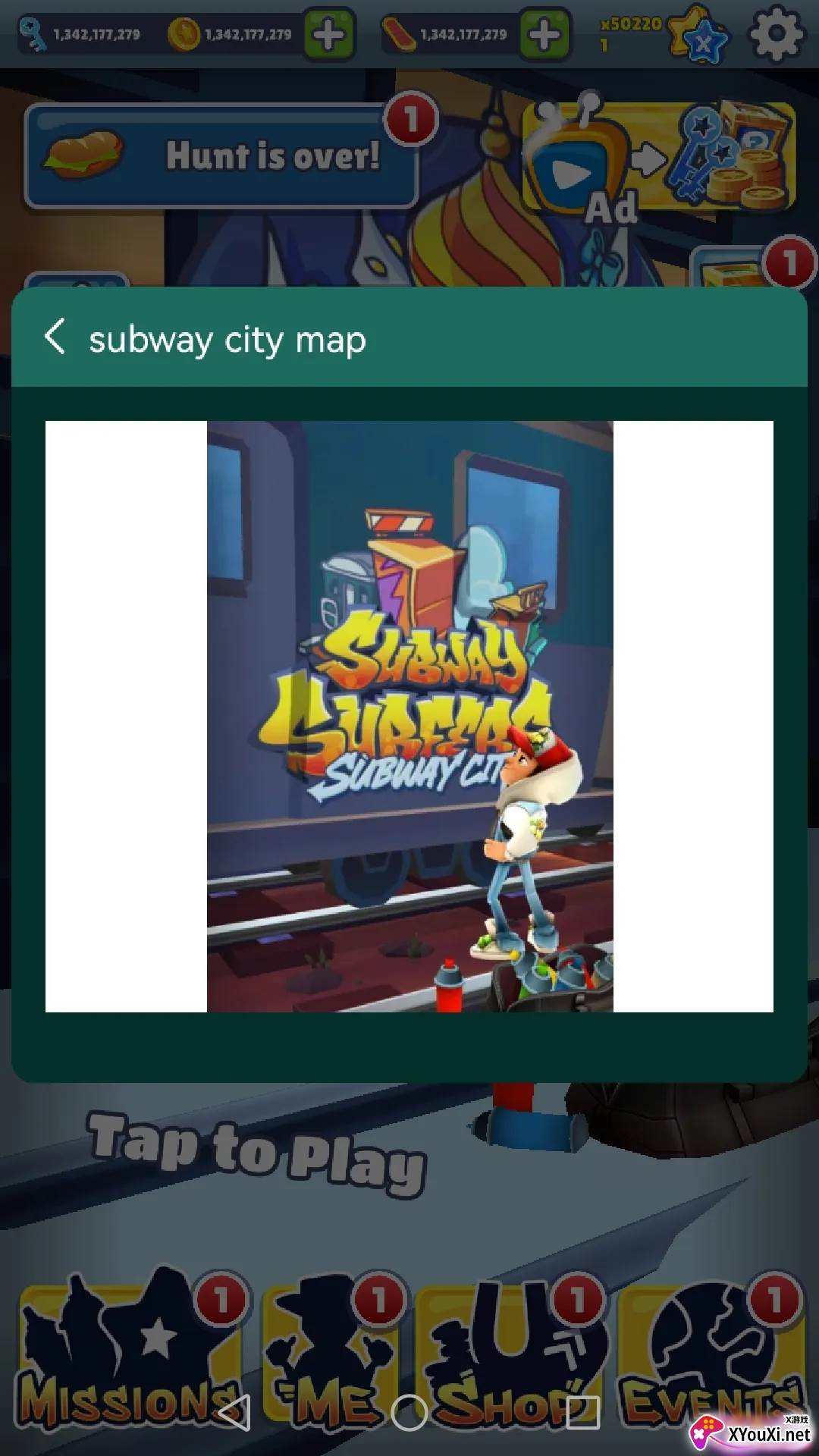 地铁跑酷全地图内置菜单(Subway Surf All Map)截图