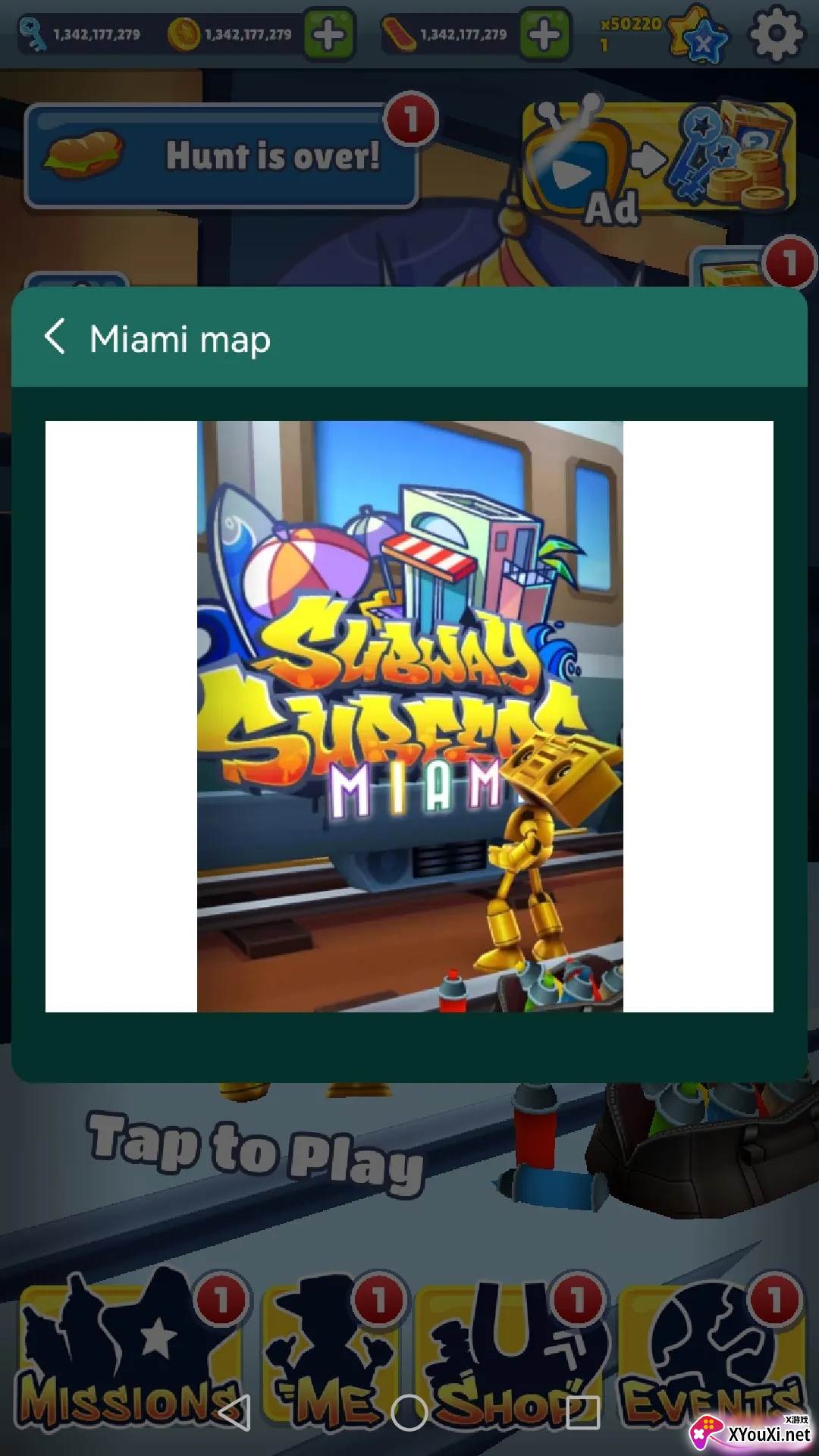 地铁跑酷全地图内置菜单(Subway Surf All Map)截图