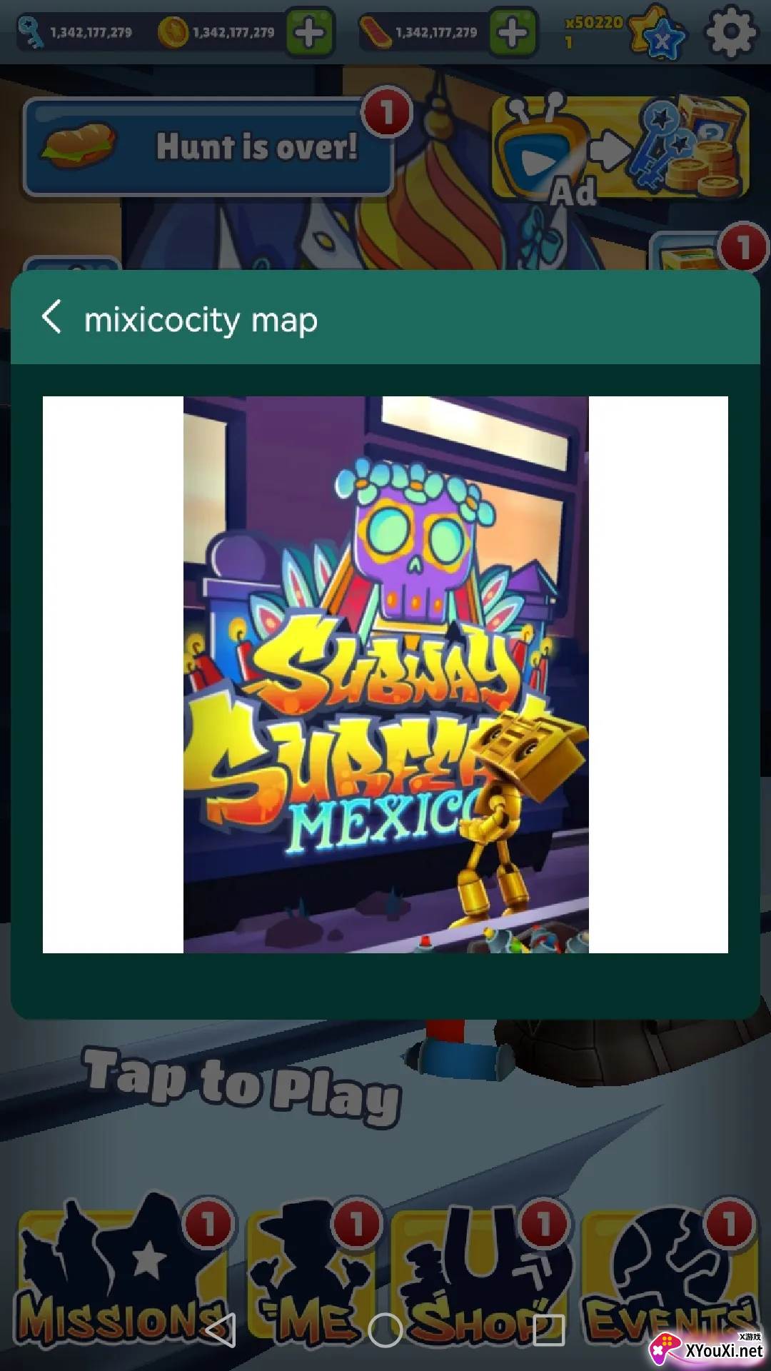 地铁跑酷全地图内置菜单(Subway Surf All Map)截图