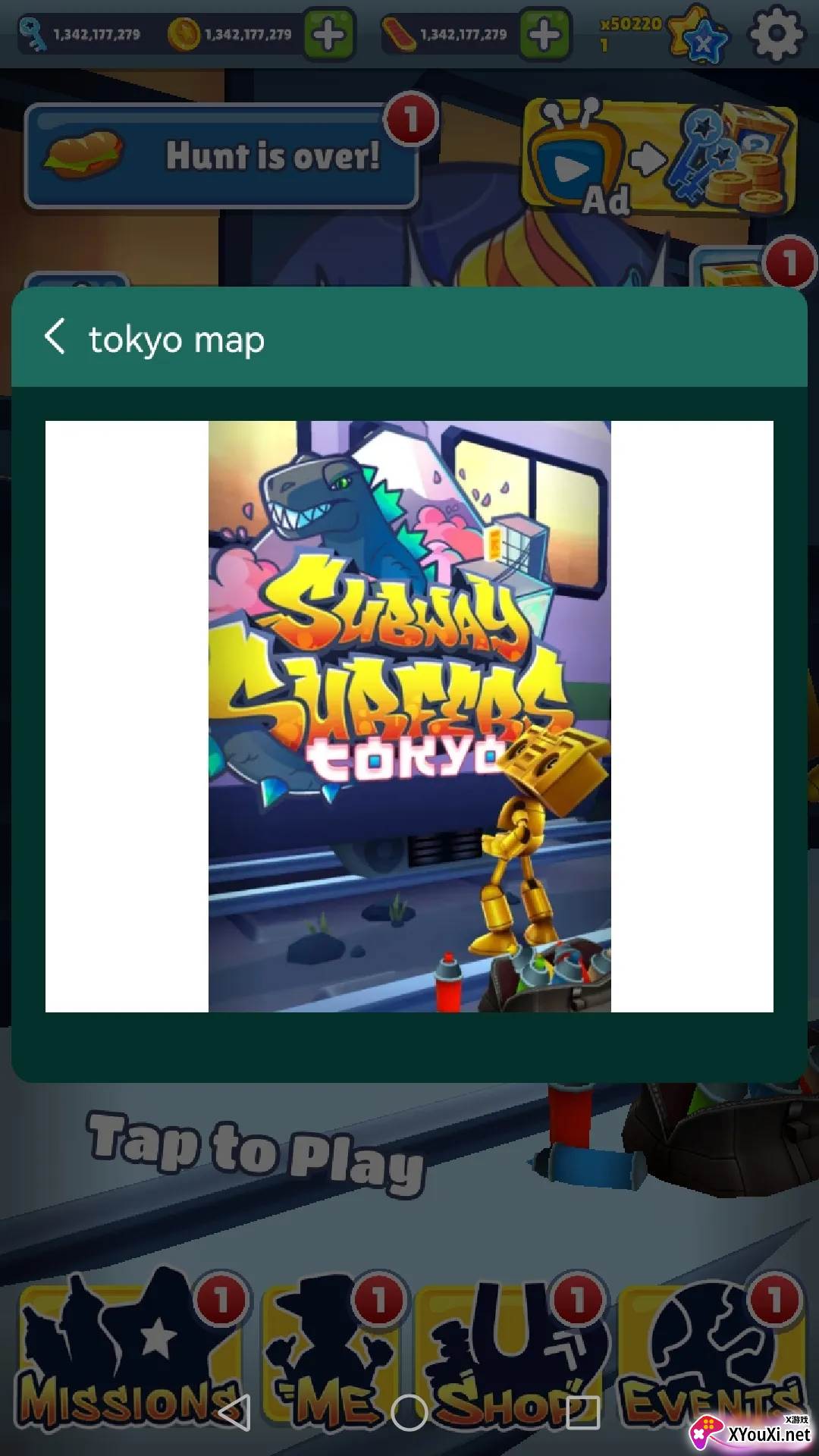 地铁跑酷全地图内置菜单(Subway Surf All Map)截图