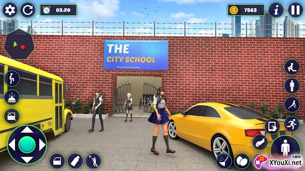 校园运动会游戏中文安卓版下载(School Girl Life Simulator)截图