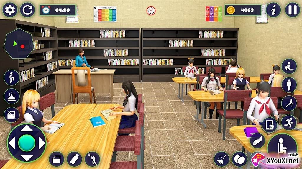 校园运动会游戏中文安卓版下载(School Girl Life Simulator)截图