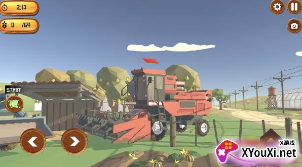 农场收割机器游戏免费下载(Harvester Farm Game)截图