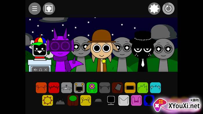 节奏盒子Sprunki黑夜模式手游下载截图