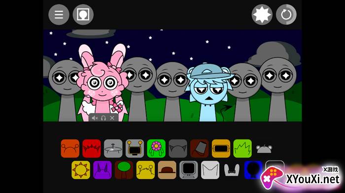 节奏盒子Sprunki黑夜模式手游下载截图