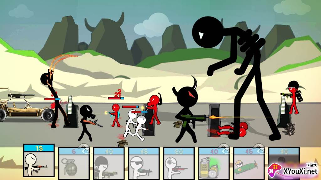 Stickman Trenches火柴人二战游戏下载截图