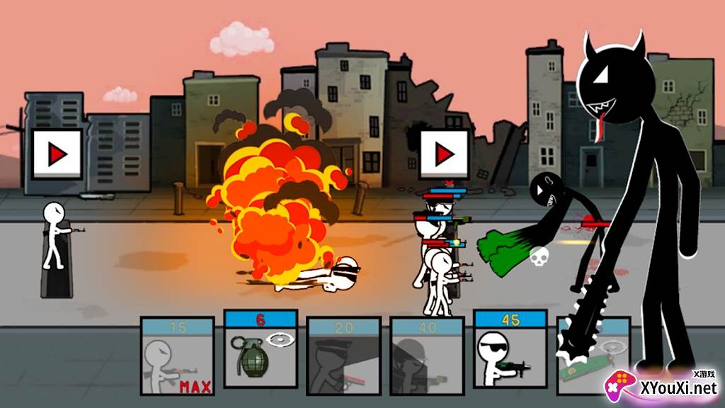 Stickman Trenches火柴人二战游戏下载截图